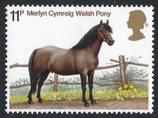 Pony gallese su francobollo 1979