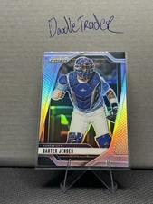 2025 Panini Prizm Carter Jensen #166 Silver Prizm Royals RC