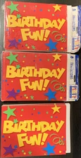 Birthday Fun Invitations 32 Cards & Envelopes NEW Hallmark Party Express