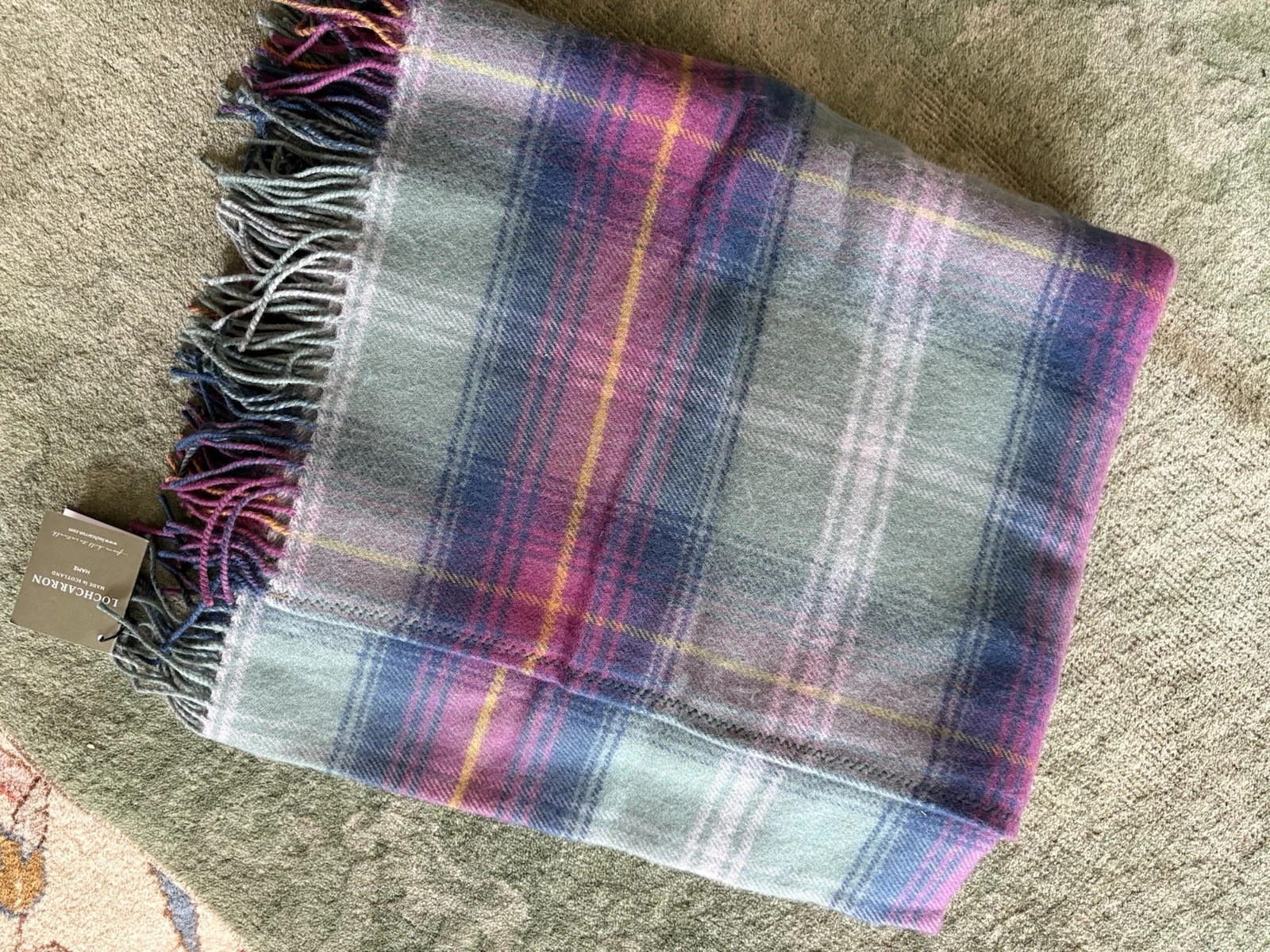 Locarron Scottish Tartan Poncho New With Tags