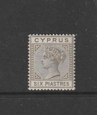 Cyprus 1892/4 Crown CA 6pi UM/MNH SG 36