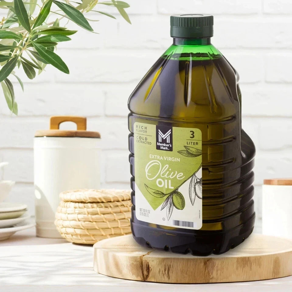 Member's Mark Extra Virgin Olive Oil 101 fl oz Cold Pressed, Non-GMO