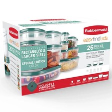 RUBBERMAID 26-pc. Easy Find Lids Food Storage...