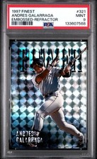 PSA 9 - 1997 Topps Finest Embossed Refractor ANDRES GALARRAGA #3321 (7568)