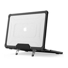 Translucent Hard Shell Case with PU Hinge for Macbook Pro 13, Air 13, Air 13.6