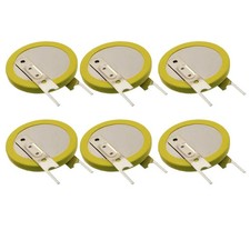 6x CR-2032/VCN 3V Lithium Coin Battery Vert 2 Pin for Power Support