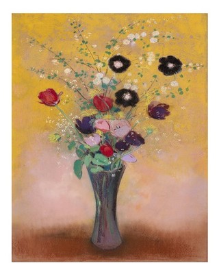 Charming Flower Wall Art Elegant Home Decor Vintage Nature Garden