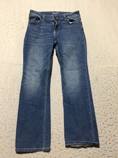 Wrangler Bootcut Jeans Womens 13 X 32 Blue Faded Med. Wash Denim Pockets