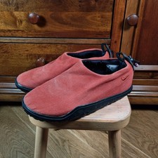 Nike ACG Moc Rugged Trainers Slippers Orange and Black Size UK 8 US 9 Eur 42.5