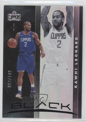 2019-20 Panini Black /149 Kawhi Leonard #25 06qh
