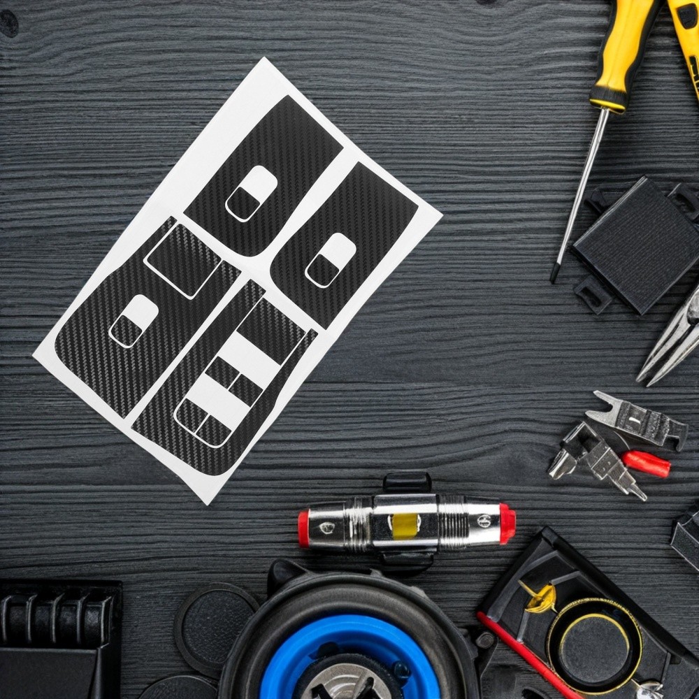 Automotive Decals Decorative Stickers Car Button Window Lift Switch Cover