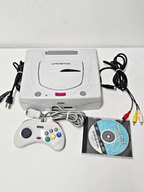Sega Saturn Console White Set 155 Japan