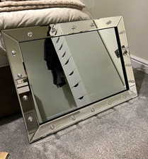 LED Dressing Table Mirror with Lights - 80x60cm -Perfect Condition