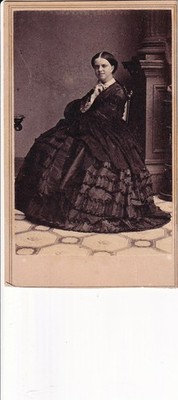 CDV Foto Prinzessin Clotilde von Savoyen Frau von Prinz Napoleon Plon-Plon