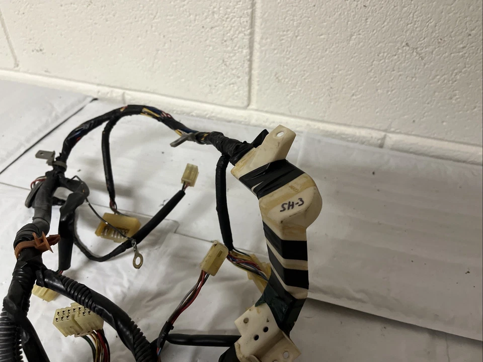 Arnés de tablero de escotilla Honda Civic 1988-1989 calibre DX radio control de clima Foto 3 de 4