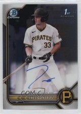 2022 Bowman Draft Chrome Draft Pick Auto Tres Gonzalez #CDA-TG Auto 0s9t