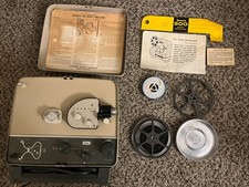 Rare VTG Kodak Brownie 500 Movie 8mm Projector f/1.6 Model C 175 Pristine W/box