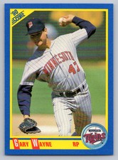 1990 Score Gary Wayne #527 Minnesota Twins