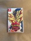 Pokemon Shield 2019 Nintendo with Case. Tested and Working On Switch. MINT CIB