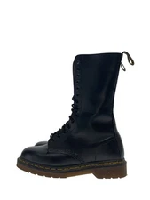Used Black Dr. Martens 14-Hole Lace-up Boots Made in England