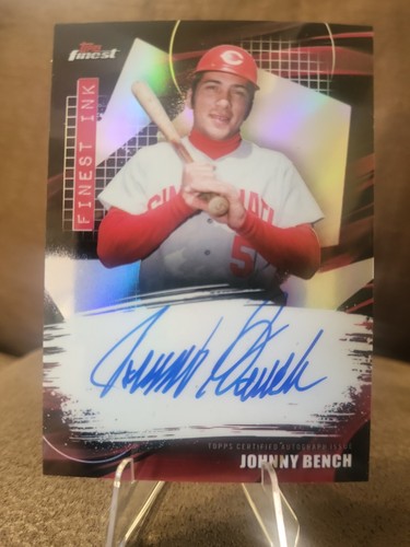 2026 Topps Finest Johnny Bench Auto