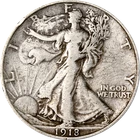 1918-P Walking Liberty Half