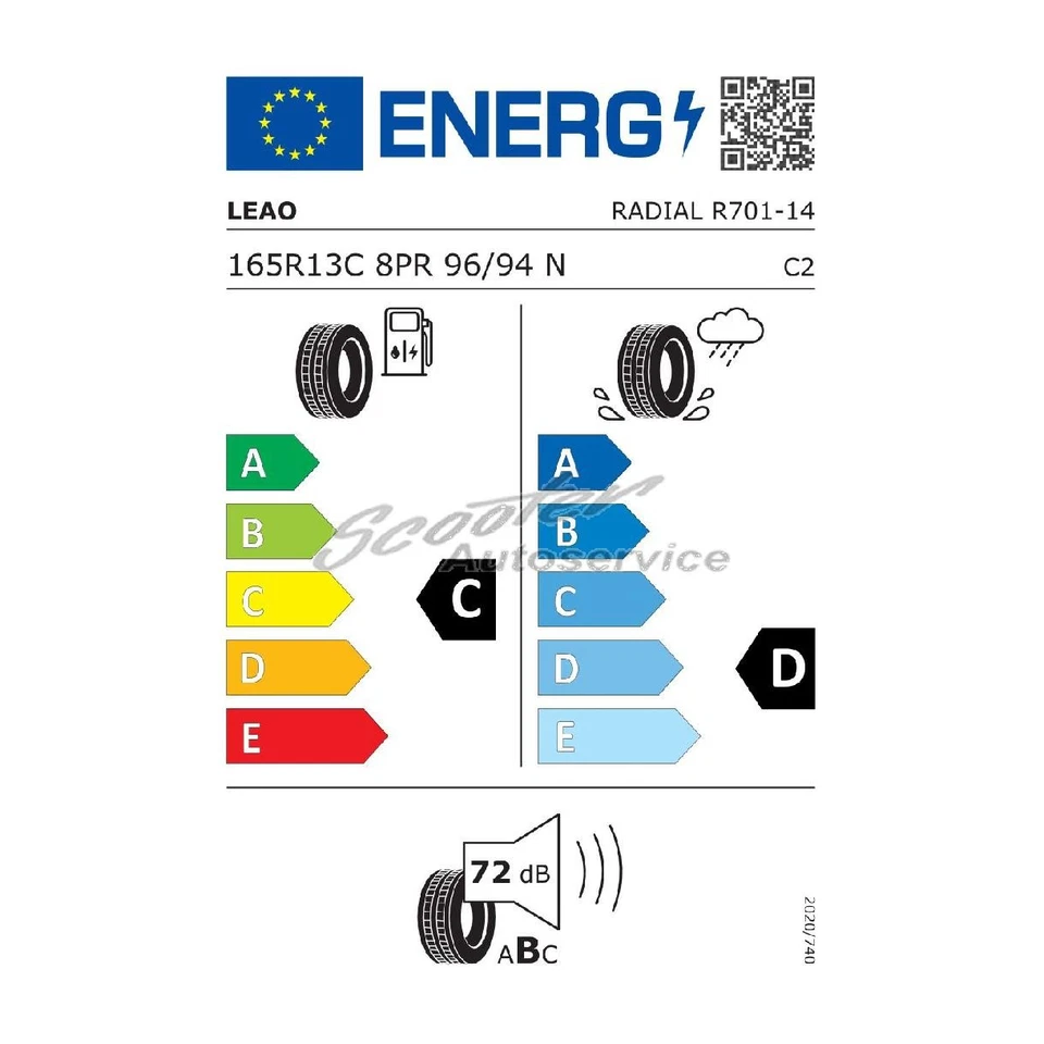 Sommerreifen Leao 165/80 R13 96N R701 Trailer | 52146 - Bild 2 von 4