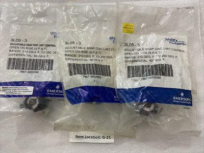 White Rodgers 3L05-3 Limit Switch Lot of 3