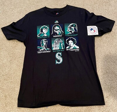 Star Wars MLB Seattle Mariners Majestic T-shirt Youth XL (18) | eBay