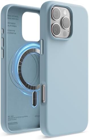 Magnetic Silicone Case Compatible with iPhone 16 Pro Max Case 6.9 Inch Compatibl