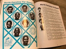 1983 Atlantic Coast Conference Basketball Tournament Program Michael Jordan