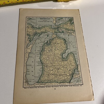 Canada - Michigan Map