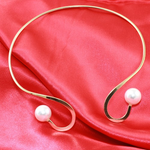 Adjustable Round Wire Open Cuff Choker 