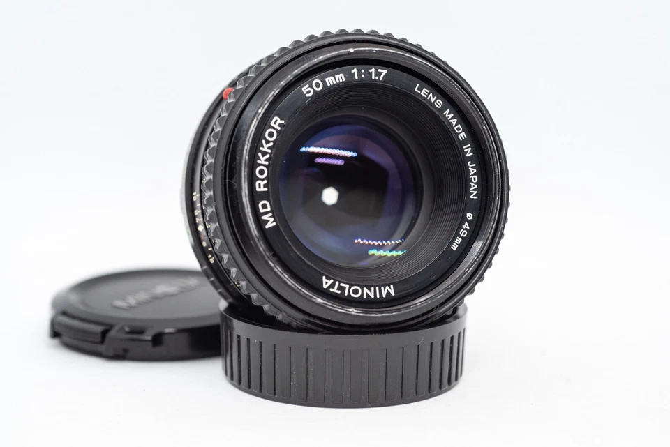 Obejctif Fixe Standard MINOLTA MD Rokkor 50mm F/1,7 (pour Sony ALPHA/E - LIRE!!) - Photo 3/4