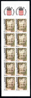 MONACO 1990 Libretto Vedute Vecchia Monaco 2,30f postfrisch **