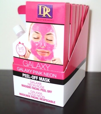 6 Daggett&Ramsdell Galaxy Pink Neon Peel-Off Facial Mask with Vitamin A & Peach