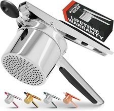 Prioritychef Large 15Oz Potato Ricer, Heavy Duty Stainless Steel Potato Masher a