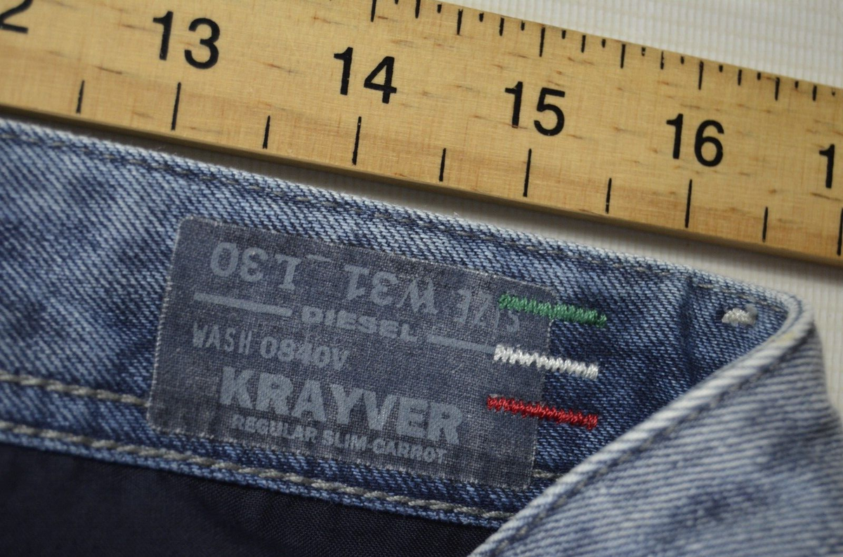 ITALY perfect vintage mens DIESEL KRAYVER 0840V JEANS W31 L30