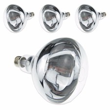 PACK OF 4 x LA23 300W 240V GANTRY HEAT LAMP E27 SCREW REFLECTOR TYPE SPOT LIGHT
