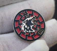 UKRAINE Military Badge Pin Insignia Third brIgade Assault Wolf