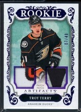 2018-19 Artifacts Materials Purple Patches #180 Troy Terry 07/49