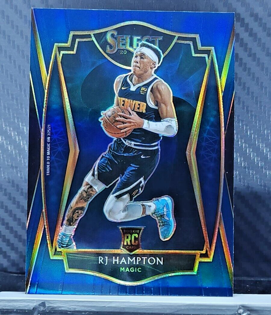 RJ Hampton 2020-21 Select BLUE PRIZM SP PREMIER ROOKIE #195 - Magic RC