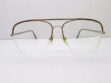 Logo Paris 025-20 EYEGLASSES FRAMES 60-15-145 Aviator Half Rimless TV6 35036