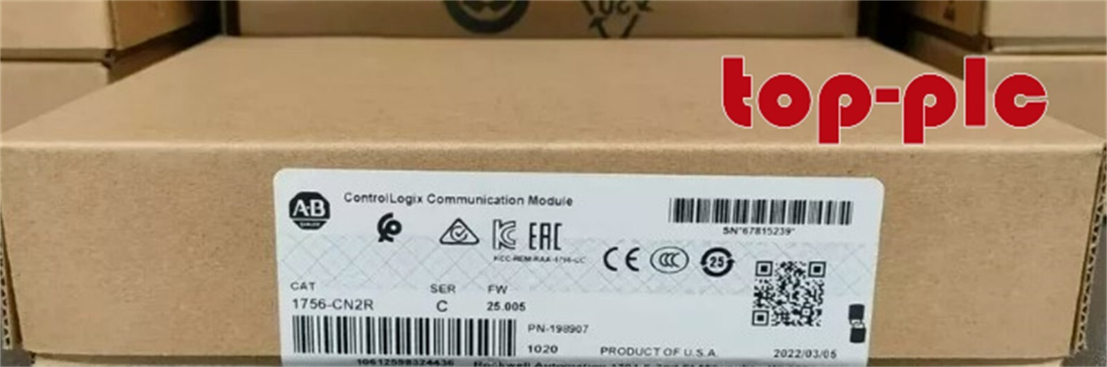 New Factory Sealed AB 1756-CN2R SER C ControlLogix Communication Module