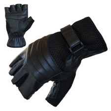 Motorradhandschuhe Leder Mesh Chopper Handsch...