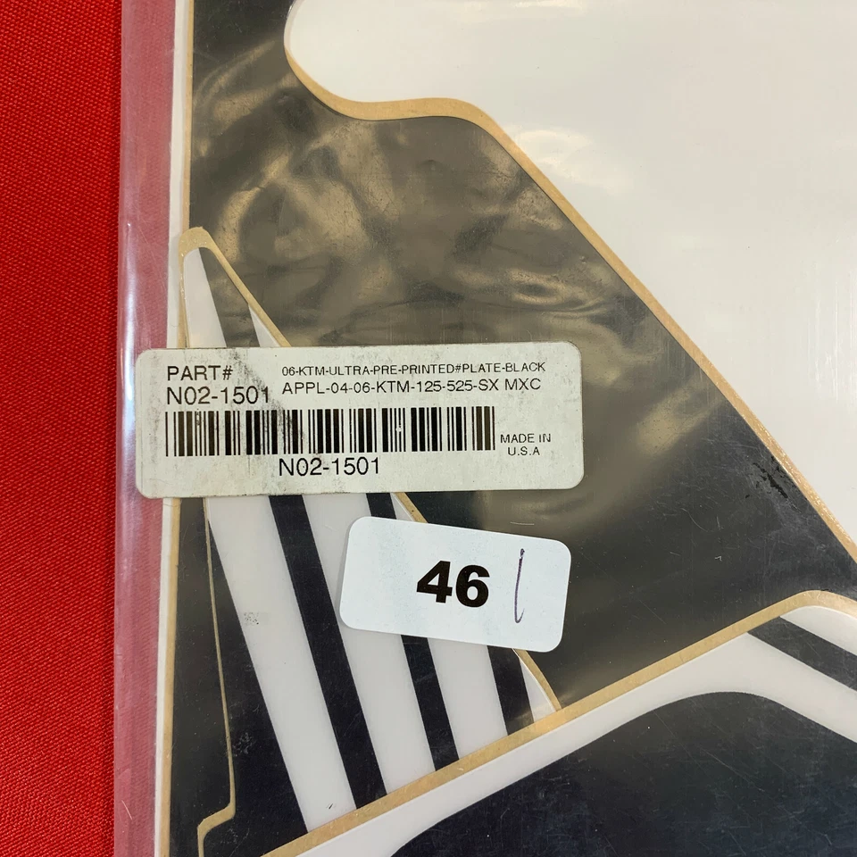 NOS N-STYLE KTM APPL-04-06-KTM-125-525-SX MXC N02-1501  - Image 2 of 3