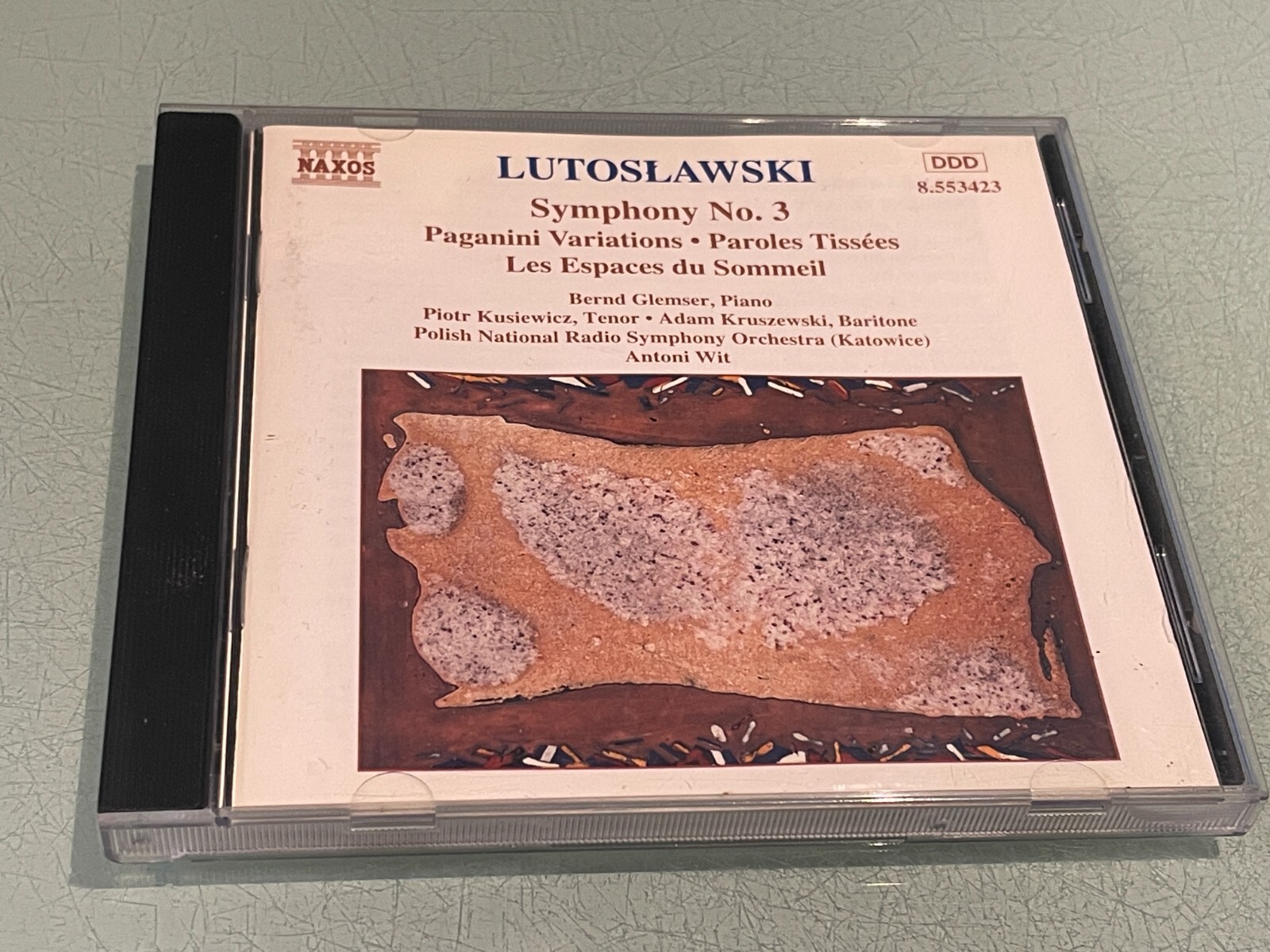 Witold Lutoslawski - Symphony No. 3 - Antoni Wit - CD Album - 1996 Naxos