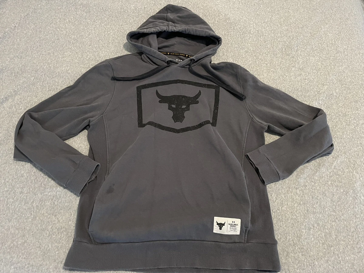 Under Armour Project Rock Pullover Hoodie Sweater Mens Medium eBay