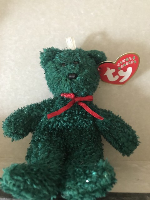 2001 holiday teddy ty