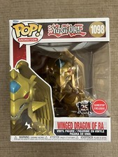 2021 Funko POP GameStop Exclusive Yu-Gi-Oh Metallic Winged Dragon of Ra 1098